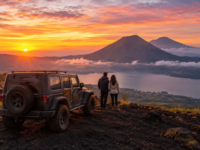 Mount Batur Private Sunrise Jeep & Hot Spring