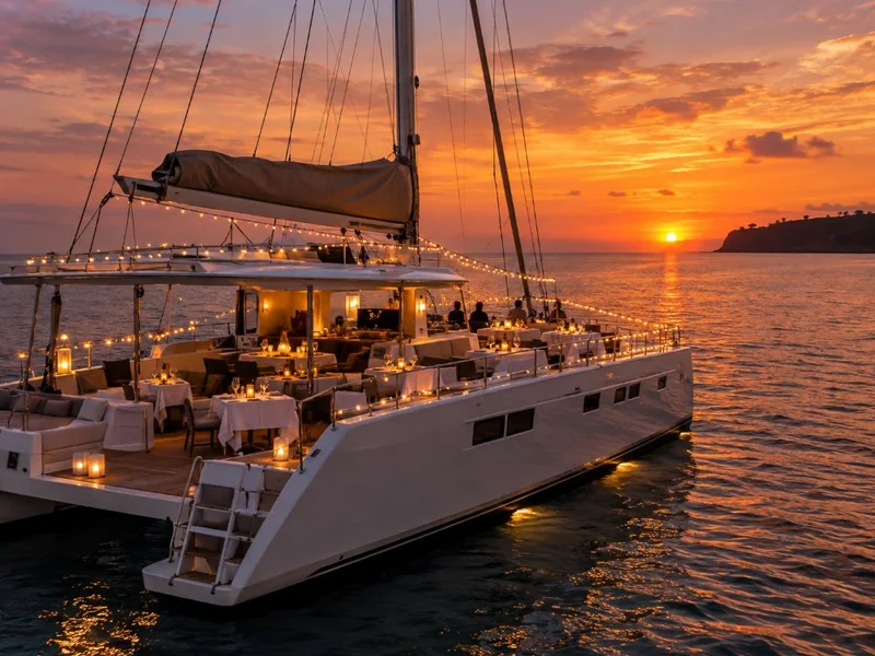 Romantic Five-Course Dinner Cruise from Benoa